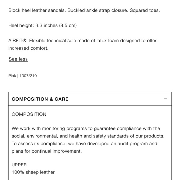 NEW Zara Chunky Leather High Heeled Sandals in Barbie Pink Size US9 / 39 - Picture 2 of 2